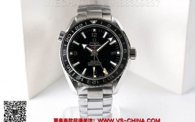VS廠歐米茄「黑盤GMT」海馬600米232.30.44.22.01.001鋼帶腕表縮略圖