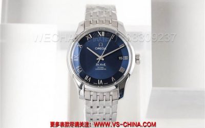 VS廠歐米茄藍盤碟飛431.10.41.21.03.001腕表鋼帶款縮略圖