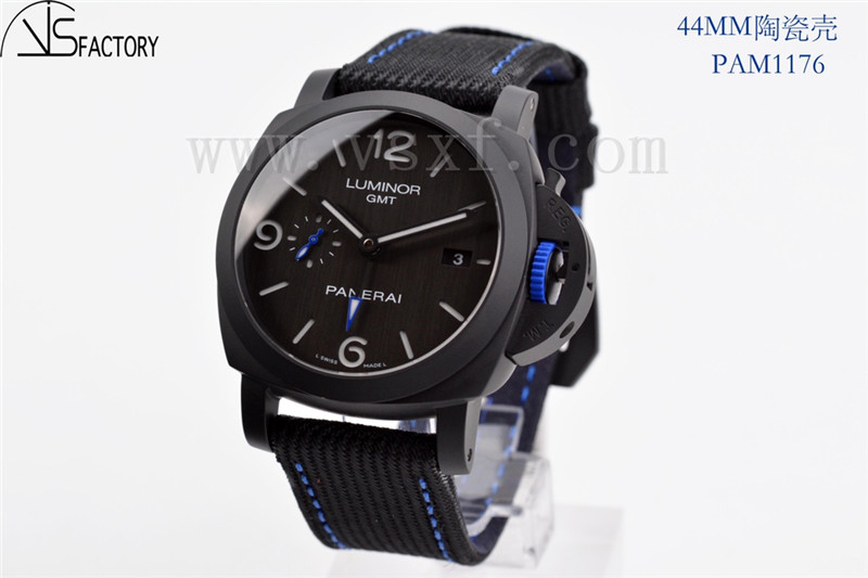 VS廠沛納海pam1176 Bucherer Blue黑化陶瓷限量版插圖3
