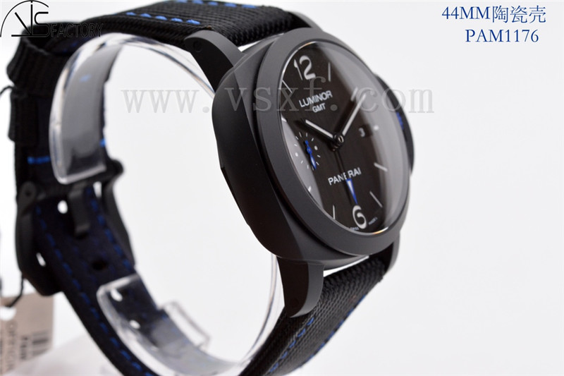 VS廠沛納海pam1176 Bucherer Blue黑化陶瓷限量版插圖9