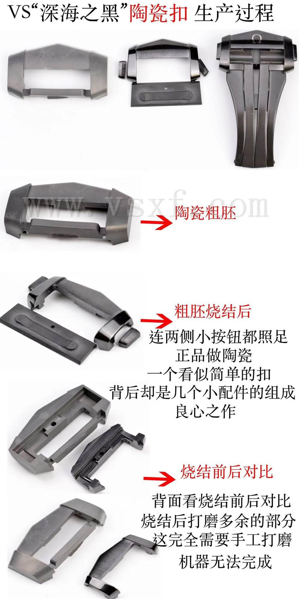VS廠歐米茄海馬600M系列腕表,深海之黑陶瓷制作工藝大揭秘插圖5