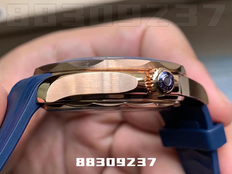 VS廠歐米茄海馬300玫瑰金陶瓷藍盤款復刻腕表做工細節如何-VS手表插圖3