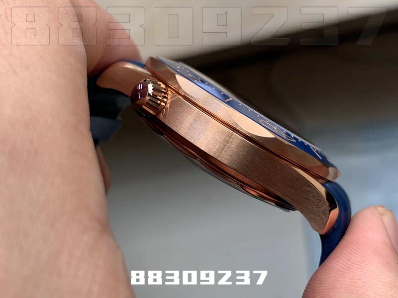 VS廠歐米茄海馬300玫瑰金陶瓷藍盤款復刻腕表做工細節如何-VS手表插圖4